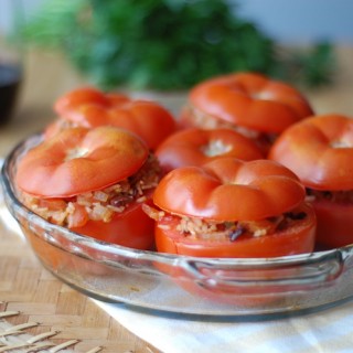 Vegan Stuffed Tomatoes