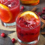 Three Ingredient Cranberry Bourbon Cocktail