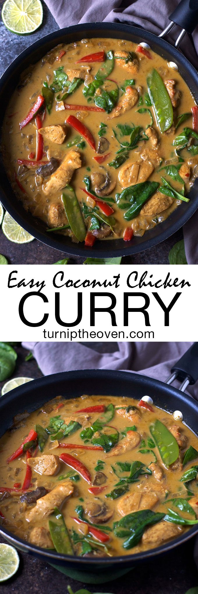 Easy Coconut Chicken Curry with Vegetables