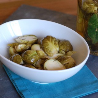 Refrigerator Brussels Sprout Pickles