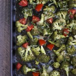 Caprese Roasted Broccoli